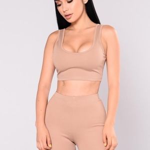 Bondoc Biker Short Set - Mocha